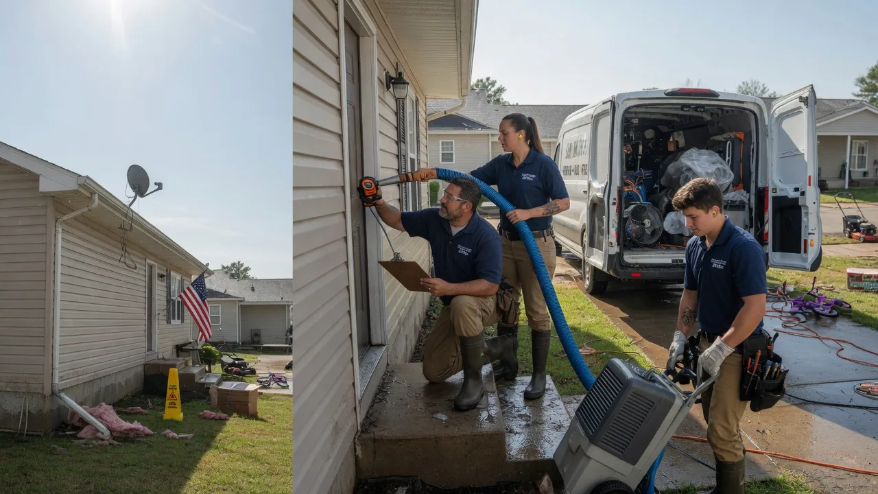 Ceiling Water Damage Restoration in Blanchard, MI near me